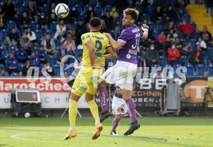 Fussball. Bundesliga Relegation. St. Poelten gegen SK Austria Klagenfurt .   Alexander Schmidt,  (St. Poelten),  Thorsten Mahrer (Klagenfurt). Klagenfurt, am 29.5.2021.
Foto: Kuess
www.qspictures.net
---
pressefotos, pressefotografie, kuess, qs, qspictures, sport, bild, bilder, bilddatenbank