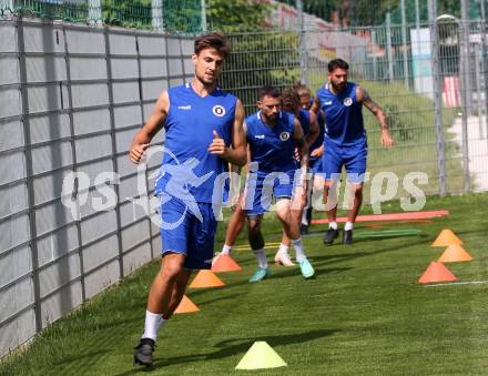 Fussball. Bundesliga. Training. SK Austria Klagenfurt. Thorsten Mahrer, Philipp Huetter. Klagenfurt, am 21.6.2021.
Foto: Kuess
www.qspictures.net
---
pressefotos, pressefotografie, kuess, qs, qspictures, sport, bild, bilder, bilddatenbank