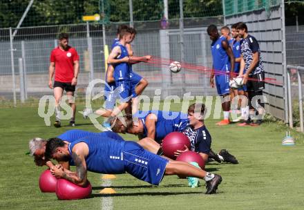 Fussball. Bundesliga. Training. SK Austria Klagenfurt .  Kosmas Gkezos. Klagenfurt, am 23.6.2021.
Foto: Kuess
www.qspictures.net
---
pressefotos, pressefotografie, kuess, qs, qspictures, sport, bild, bilder, bilddatenbank