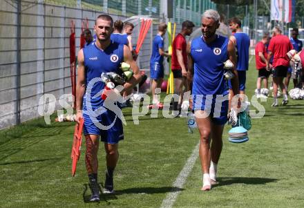 Fussball. Bundesliga. Training. SK Austria Klagenfurt . Turgay Gemicibasi, Markus Pink . Klagenfurt, am 23.6.2021.
Foto: Kuess
www.qspictures.net
---
pressefotos, pressefotografie, kuess, qs, qspictures, sport, bild, bilder, bilddatenbank