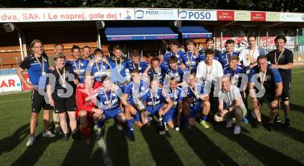 Fussball Kaerntner Liga. SAK gegen Treibach.   Meisterjubel Treibach. KLagenfurt, am 26.6.2021.
Foto: Kuess
---
pressefotos, pressefotografie, kuess, qs, qspictures, sport, bild, bilder, bilddatenbank