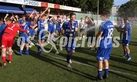 Fussball Kaerntner Liga. SAK gegen Treibach.   Meisterjubel Treibach. KLagenfurt, am 26.6.2021.
Foto: Kuess
---
pressefotos, pressefotografie, kuess, qs, qspictures, sport, bild, bilder, bilddatenbank