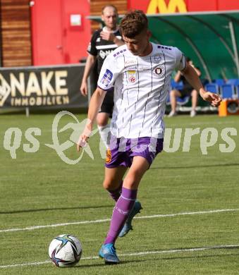 Fussball Testspiel. ASK gegen SK Austria Klagenfurt. Tim Maciejewski  (Austria Klagenfurt). Klagenfurt, am 2.7.2021.
Foto: Kuess
---
pressefotos, pressefotografie, kuess, qs, qspictures, sport, bild, bilder, bilddatenbank