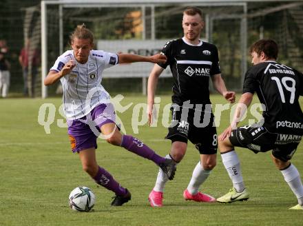 Fussball Testspiel. ASK gegen SK Austria Klagenfurt. Ziga Anzelj, Pascal Fabian Lorenz (ASK), Patrick Greil (Austria Klagenfurt). Klagenfurt, am 2.7.2021.
Foto: Kuess
---
pressefotos, pressefotografie, kuess, qs, qspictures, sport, bild, bilder, bilddatenbank