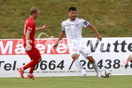 Fussball Bundesliga. Terstspiel. FC St. Veit gegen SK Austria Klagenfurt.  Darijo Pecirep  (Klagenfurt). St. Veit, am 13.7.2021.
Foto: Kuess
---
pressefotos, pressefotografie, kuess, qs, qspictures, sport, bild, bilder, bilddatenbank