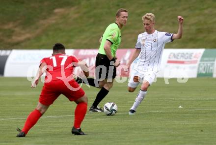 Fussball Bundesliga. Terstspiel. FC St. Veit gegen SK Austria Klagenfurt.  Hubert Griesebner (Klagenfurt). St. Veit, am 13.7.2021.
Foto: Kuess
---
pressefotos, pressefotografie, kuess, qs, qspictures, sport, bild, bilder, bilddatenbank