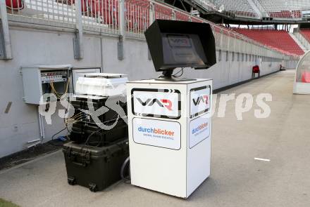 Fussball Bundesliga Testspiel Austria Klagenfurt. Test VAR. Video Assistant Referee. Klagenfurt, am 19.7.2021.
Foto: Kuess
www.qspictures.net
---
pressefotos, pressefotografie, kuess, qs, qspictures, sport, bild, bilder, bilddatenbank