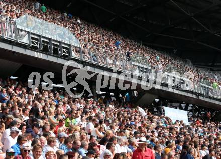 Fussball. Bundesliga. SK Austria Klagenfurt gegen WAC.  Fans. Klagenfurt, am 25.7.2021.
Foto: Kuess
www.qspictures.net
---
pressefotos, pressefotografie, kuess, qs, qspictures, sport, bild, bilder, bilddatenbank