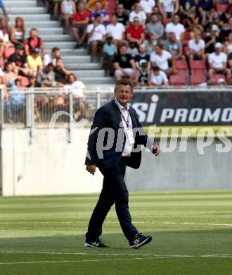 Fussball. Bundesliga. SK Austria Klagenfurt gegen WAC.  Buergermeister Christian Scheider. Klagenfurt, am 25.7.2021.
Foto: Kuess
www.qspictures.net
---
pressefotos, pressefotografie, kuess, qs, qspictures, sport, bild, bilder, bilddatenbank