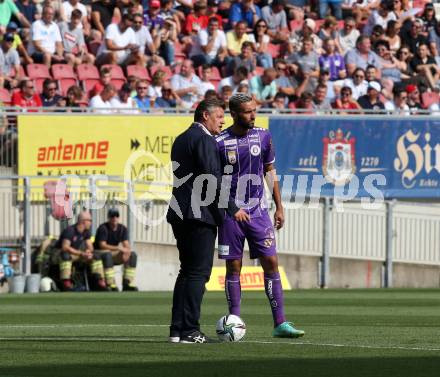 Fussball. Bundesliga. SK Austria Klagenfurt gegen WAC. Ehrenankick Buergermeister Christian Scheider, Markus Pink. Klagenfurt, am 25.7.2021.
Foto: Kuess
www.qspictures.net
---
pressefotos, pressefotografie, kuess, qs, qspictures, sport, bild, bilder, bilddatenbank