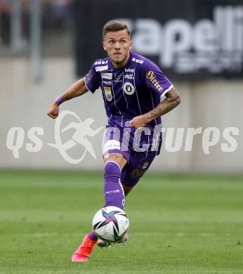 Fussball. Bundesliga. SK Austria Klagenfurt gegen WAC.  Florian Rieder  (Klagenfurt). Klagenfurt, am 25.7.2021.
Foto: Kuess
www.qspictures.net
---
pressefotos, pressefotografie, kuess, qs, qspictures, sport, bild, bilder, bilddatenbank