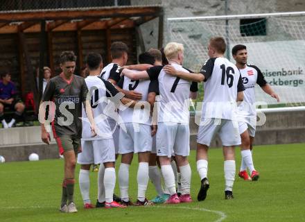 Fussball 1. Klasse B. Kleinkirchheim gegen Velden.  Torjubel  Roland Putsche (Velden). Kleinkirchheim, am 25.7.2021.
Foto: Kuess
---
pressefotos, pressefotografie, kuess, qs, qspictures, sport, bild, bilder, bilddatenbank