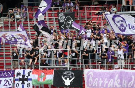 Fussball. Bundesliga. SK Austria Klagenfurt gegen TSV Hartberg.   Fans (Klagenfurt). Klagenfurt, am 7.8.2021.
Foto: Kuess
www.qspictures.net
---
pressefotos, pressefotografie, kuess, qs, qspictures, sport, bild, bilder, bilddatenbank