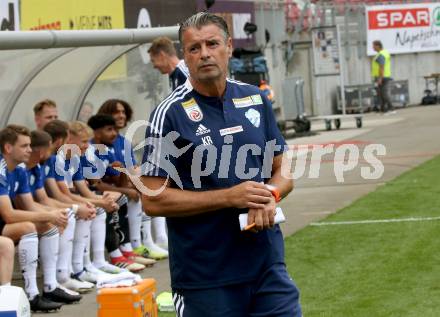 Fussball. Bundesliga. SK Austria Klagenfurt gegen TSV Hartberg.   Trainer Kurt Russ (Hartberg). Klagenfurt, am 7.8.2021.
Foto: Kuess
www.qspictures.net
---
pressefotos, pressefotografie, kuess, qs, qspictures, sport, bild, bilder, bilddatenbank