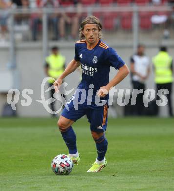 Fussball. Testspiel. Real Madrid gegen AC Milan. Luca Modric (Real Madrid). Klagenfurt Woerthersee Stadion, am 8.8.2021.
Foto: Kuess
www.qspictures.net
---
pressefotos, pressefotografie, kuess, qs, qspictures, sport, bild, bilder, bilddatenbank