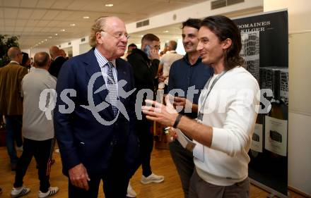 Fussball. Testspiel. Real Madrid gegen AC Milan.  PrÃ¤sident AC Milan Paolo Scaroni, Claudio Trevisan. Klagenfurt Woerthersee Stadion, am 8.8.2021.
Foto: Kuess
www.qspictures.net
---
pressefotos, pressefotografie, kuess, qs, qspictures, sport, bild, bilder, bilddatenbank