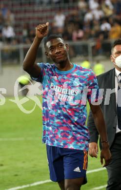 Fussball. Testspiel. Real Madrid gegen AC Milan. David Alaba (Real Madrid). Klagenfurt Woerthersee Stadion, am 8.8.2021.
Foto: Kuess
www.qspictures.net
---
pressefotos, pressefotografie, kuess, qs, qspictures, sport, bild, bilder, bilddatenbank