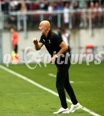 Fussball. Testspiel. Real Madrid gegen AC Milan. Stefano Pioli (AC Milan). Klagenfurt Woerthersee Stadion, am 8.8.2021.
Foto: Kuess
www.qspictures.net
---
pressefotos, pressefotografie, kuess, qs, qspictures, sport, bild, bilder, bilddatenbank