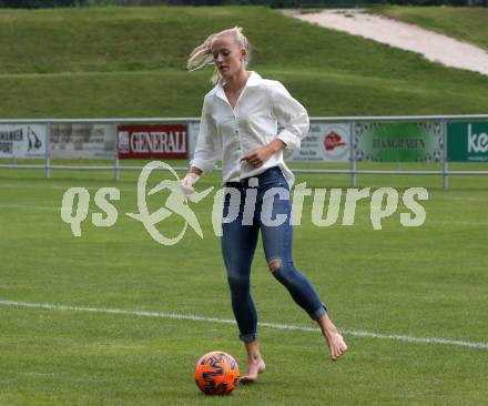 Frauenfussball. Kaerntner Frauen Liga. SK Austria Klagenfurt gegen SG ATUS Ferlach/DSG Ferlach.  Lea Schueller. Koettmannsdorf, am 8.8.2021.
Foto: Kuess
www.qspictures.net
---
pressefotos, pressefotografie, kuess, qs, qspictures, sport, bild, bilder, bilddatenbank