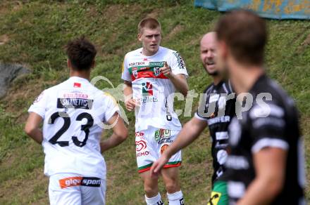 Fussball Regionalliga. WAC Amateure gegen FC Gleisdorf 09. Torjubel  Marcel Holzer (WAC). St. Andrae, am 14.8.2021.
Foto: Kuess
www.qspictures.net
---
pressefotos, pressefotografie, kuess, qs, qspictures, sport, bild, bilder, bilddatenbank