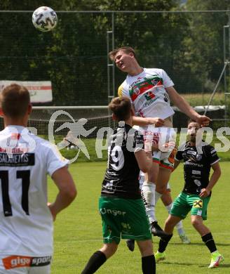 Fussball Regionalliga. WAC Amateure gegen FC Gleisdorf 09. Fabian Tauchhammer (WAC),  Rene Radl  (Gleisdorf). St. Andrae, am 14.8.2021.
Foto: Kuess
---
pressefotos, pressefotografie, kuess, qs, qspictures, sport, bild, bilder, bilddatenbank