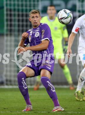 Fussball. Bundesliga. SK Austria Klagenfurt gegen WSG Tirol. Ivan Saravanja  (Klagenfurt). Klagenfurt, am 28.8.2021.
Foto: Kuess
www.qspictures.net
---
pressefotos, pressefotografie, kuess, qs, qspictures, sport, bild, bilder, bilddatenbank