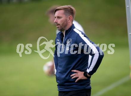 Fussball Kaerntner Liga. St. Andrae/WAC Juniors gegen Feldkirchen.  Christoph Jakob Cemernjak  (St. Andrae). St. Andrae, am 27.8.2021.
Foto: Kuess
---
pressefotos, pressefotografie, kuess, qs, qspictures, sport, bild, bilder, bilddatenbank