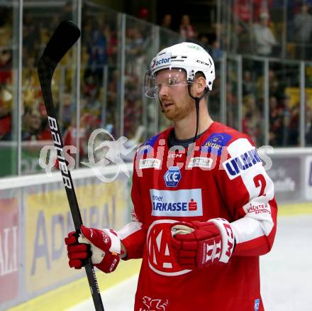 EBEL. Eishockey Bundesliga. KAC gegen	spusu Vienna Capitals. Phillip Bruggisser (KAC). Klagenfurt, am 17.9.2021.
Foto: Kuess
www.qspictures.net

---
pressefotos, pressefotografie, kuess, qs, qspictures, sport, bild, bilder, bilddatenbank