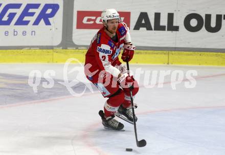 EBEL. Eishockey Bundesliga. KAC gegen	spusu Vienna Capitals. Philip Bruggiser (KAC). Klagenfurt, am 17.9.2021.
Foto: Kuess
www.qspictures.net

---
pressefotos, pressefotografie, kuess, qs, qspictures, sport, bild, bilder, bilddatenbank