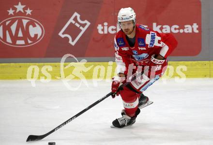 EBEL. Eishockey Bundesliga. KAC gegen	HC TIWAG Innsbruck. Phillip Bruggisser (KAC). Klagenfurt, am 18.9.2021.
Foto: Kuess
www.qspictures.net

---
pressefotos, pressefotografie, kuess, qs, qspictures, sport, bild, bilder, bilddatenbank