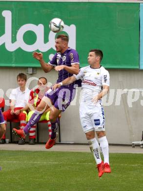 Fussball. Bundesliga. SK Austria Klagenfurt gegen  LASK.  Turgay Gemicibasi,  (Klagenfurt), Peter Michorl (LASK). Klagenfurt, am 19.9.2021.
Foto: Kuess
www.qspictures.net
---
pressefotos, pressefotografie, kuess, qs, qspictures, sport, bild, bilder, bilddatenbank