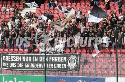 Fussball. Bundesliga. SK Austria Klagenfurt gegen  LASK. Fans. Klagenfurt, am 19.9.2021.
Foto: Kuess
www.qspictures.net
---
pressefotos, pressefotografie, kuess, qs, qspictures, sport, bild, bilder, bilddatenbank