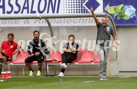 Fussball. Bundesliga. SK Austria Klagenfurt gegen  LASK. Trainer Peter Pacult  (Klagenfurt). Klagenfurt, am 19.9.2021.
Foto: Kuess
www.qspictures.net
---
pressefotos, pressefotografie, kuess, qs, qspictures, sport, bild, bilder, bilddatenbank