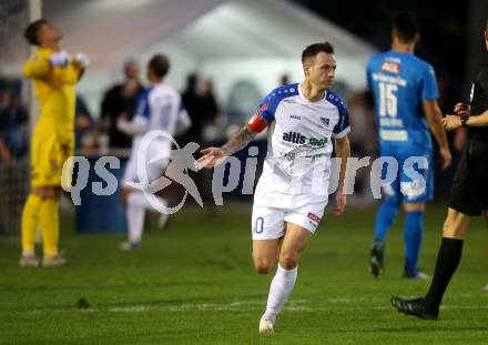 Fussball OEFB Cup. Treibach gegen FAC Wien. Torjubel  Kevin Vaschauner  (Treibach). Treibach, am 21.9.2021.
Foto: Kuess
---
pressefotos, pressefotografie, kuess, qs, qspictures, sport, bild, bilder, bilddatenbank