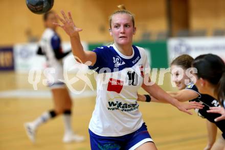 Handball. Bundesliga. Frauen.  	SC witasek Ferlach/Feldkirchen gegen roomz JAGS WV.  Fister Petra  (Ferlach). Ferlach, 25.9.2021.
Foto: Kuess
---
pressefotos, pressefotografie, kuess, qs, qspictures, sport, bild, bilder, bilddatenbank