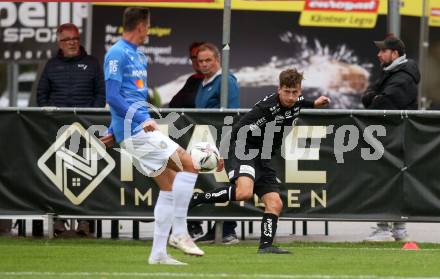 Fussball Testspiel. SK Austria Klagenfurt gegen NK Bravo (SLO).  Till Schumacher  (Klagenfurt). Sportpark Fischl. Klagenfurt, am 8.10.2021.
Foto: Kuess
---
pressefotos, pressefotografie, kuess, qs, qspictures, sport, bild, bilder, bilddatenbank