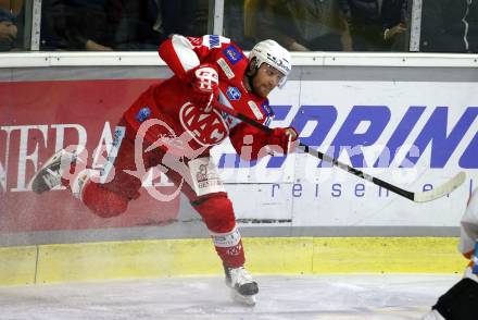 EBEL. Eishockey Bundesliga. KAC gegen	Black Wings Linz. Johannes Bischofberger (KAC). Klagenfurt, am 8.10.2021.
Foto: Kuess
www.qspictures.net

---
pressefotos, pressefotografie, kuess, qs, qspictures, sport, bild, bilder, bilddatenbank