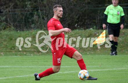 Fussball. Kaerntner Liga. Ferlach Atus gegen Dellach/Gail.   Martin Posratschnig (Ferlach). Ferlach, am 9.10.2021.
Foto: Kuess
www.qspictures.net
---
pressefotos, pressefotografie, kuess, qs, qspictures, sport, bild, bilder, bilddatenbank