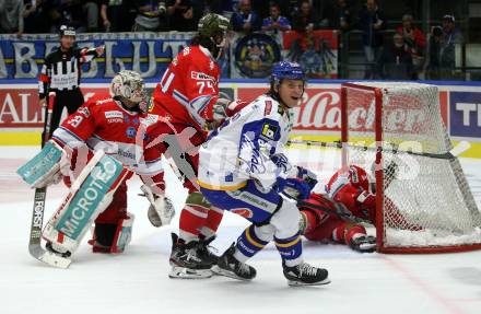 EBEL. Eishockey Bundesliga. VSV gegen HCB Suedtirol Alperia. Torjubel Anton Karlsson  (VSV). Villach, am 10.10.2021.
Foto: Kuess
www.qspictures.net
---
pressefotos, pressefotografie, kuess, qs, qspictures, sport, bild, bilder, bilddatenbank