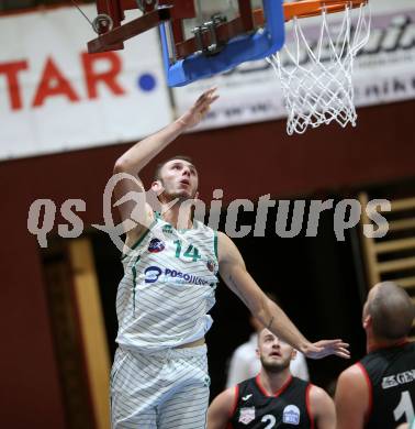 Basketball Zweite Liga 2021/2022. Grunddurchgang 2. Runde.  KOS Celovec gegen Mattersburg Rocks. Marko Gutalj (KOS). Klagenfurt, am 16.10.2021.
Foto: Kuess
www.qspictures.net
---
pressefotos, pressefotografie, kuess, qs, qspictures, sport, bild, bilder, bilddatenbank