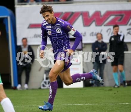 Fussball. Bundesliga. SK Austria Klagenfurt gegen  SK Rapid.  Thorsten Mahrer (Klagenfurt). Klagenfurt, am 16.10.2021.
Foto: Kuess
www.qspictures.net
---
pressefotos, pressefotografie, kuess, qs, qspictures, sport, bild, bilder, bilddatenbank