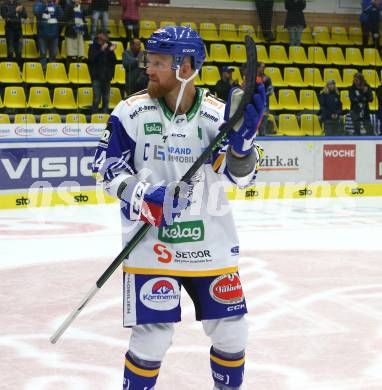 EBEL. Eishockey Bundesliga. VSV gegen Moser Medical Graz99ers. Jamie Fraser  (VSV). Villach, am 17.10.2021.
Foto: Kuess
www.qspictures.net
---
pressefotos, pressefotografie, kuess, qs, qspictures, sport, bild, bilder, bilddatenbank