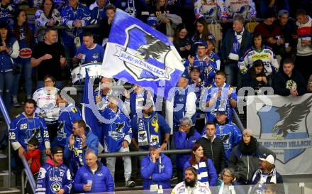 EBEL. Eishockey Bundesliga. VSV gegen Moser Medical Graz99ers. Fans  (VSV). Villach, am 17.10.2021.
Foto: Kuess
www.qspictures.net
---
pressefotos, pressefotografie, kuess, qs, qspictures, sport, bild, bilder, bilddatenbank