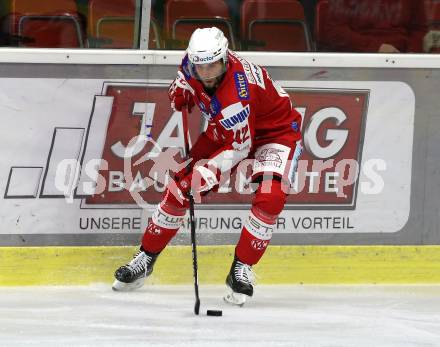 EBEL. Eishockey Bundesliga. KAC gegen	HCB Suedtirol Alperia. Rok Ticar (KAC). Klagenfurt, am 22.10.2021.
Foto: Kuess
www.qspictures.net

---
pressefotos, pressefotografie, kuess, qs, qspictures, sport, bild, bilder, bilddatenbank