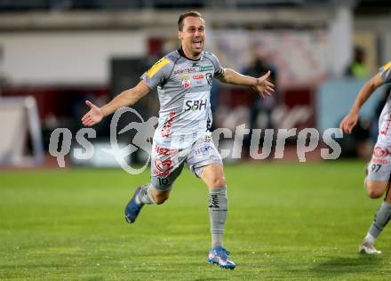 Fussball. Bundesliga. RZ Pellets WAC gegen SK Austria Klagenfurt.  Torjubel Michael Liendl (WAC). Wolfsberg, am 23.10.2021.
Foto: Kuess
www.qspictures.net

---
pressefotos, pressefotografie, kuess, qs, qspictures, sport, bild, bilder, bilddatenbank