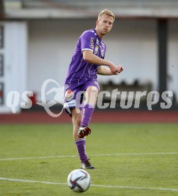 Fussball. Bundesliga. RZ Pellets WAC gegen SK Austria Klagenfurt. Christopher Cvetko  (Klagenfurt). Wolfsberg, am 23.10.2021.
Foto: Kuess
www.qspictures.net

---
pressefotos, pressefotografie, kuess, qs, qspictures, sport, bild, bilder, bilddatenbank