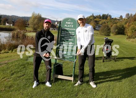 Fussball. Bundesliga. Austria Klagenfurt, WAC. Golf. Sandro Zakany, Christopher Wernitznig. Klagenfurt, 20.10.2021.
Foto: Kuess
---
pressefotos, pressefotografie, kuess, qs, qspictures, sport, bild, bilder, bilddatenbank