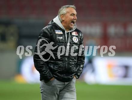 Fussball. Bundesliga. SK Austria Klagenfurt gegen  FC Flyeralarm Admira.   Trainer Peter Pacult (Klagenfurt). Klagenfurt, am 30.10.2021.
Foto: Kuess
www.qspictures.net
---
pressefotos, pressefotografie, kuess, qs, qspictures, sport, bild, bilder, bilddatenbank