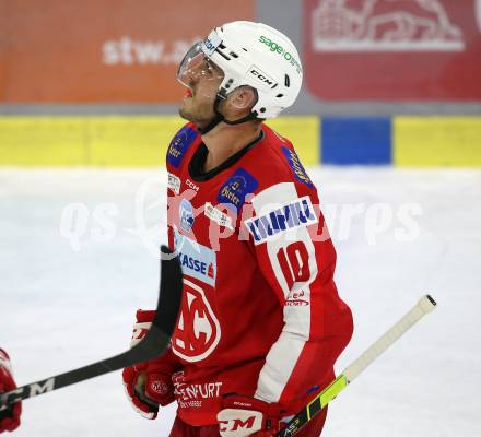 EBEL. Eishockey Bundesliga. KAC gegen Dornbirn Bulldogs. Vallant Thomas (KAC). Klagenfurt, am 5.11.2021.
Foto: Kuess
www.qspictures.net

---
pressefotos, pressefotografie, kuess, qs, qspictures, sport, bild, bilder, bilddatenbank