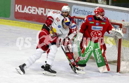 EBEL. Eishockey Bundesliga. KAC gegen  EC Red Bull Salzburg. Strong Steven, Dahm Sebastian (KAC),  Huber Paul (Salzburg). Klagenfurt, am 7.11.2021.
Foto: Kuess
www.qspictures.net

---
pressefotos, pressefotografie, kuess, qs, qspictures, sport, bild, bilder, bilddatenbank